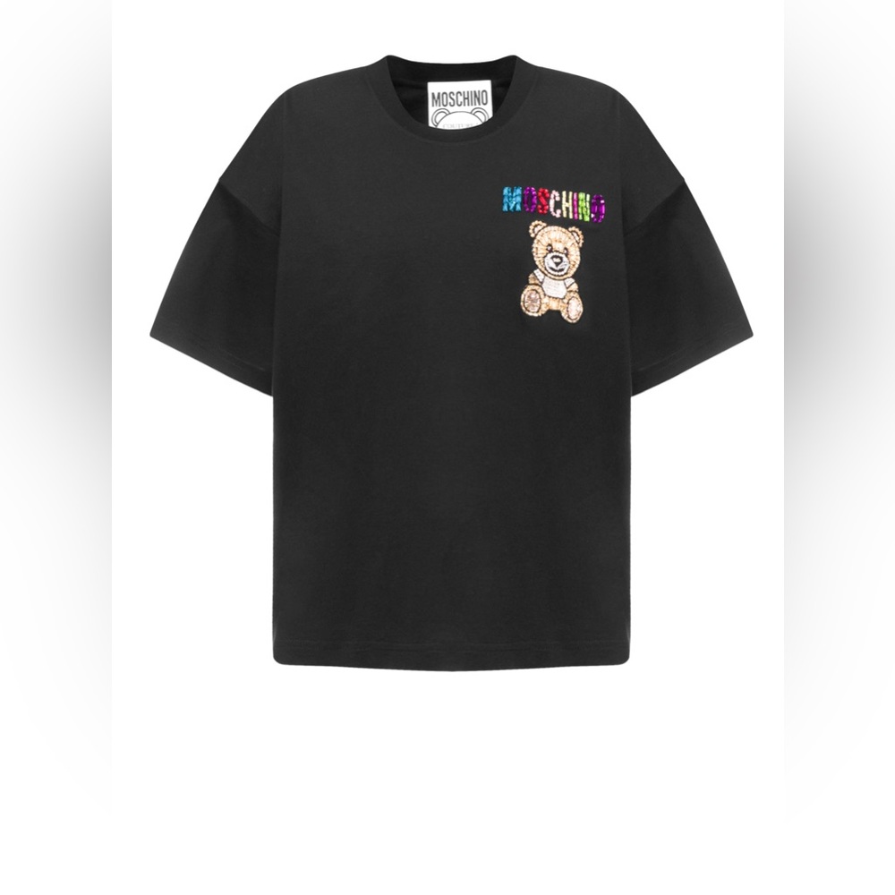 MOSCHINO Crystal Teddy Bear T-shirt